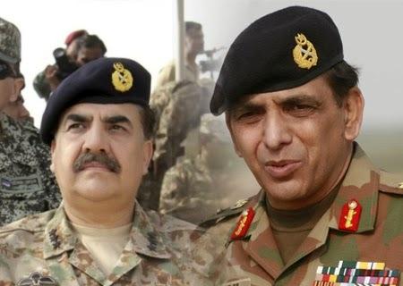 General Ashfaq Kayani and Gen Raheel Shareef