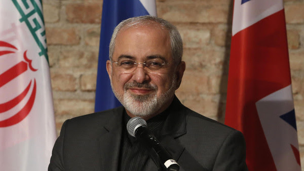 Iranian Foreign Minister Mohammad Zarif attends a news conference in Vienna