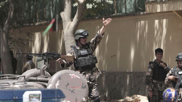 Afghan presidential compound ATTACK