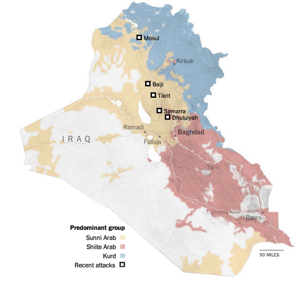 Al Qaeda, America, Freedom, Iraq, NATO, Middle East Map, ISIS
