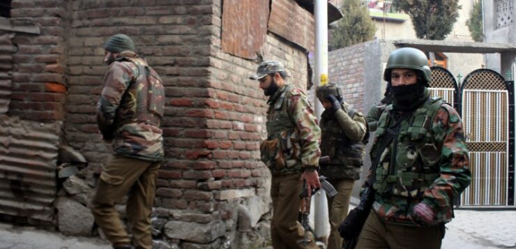 Indian troops launch CASO in Sopore