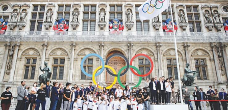 Flying the Olympic banner, Paris looks past Covid for 2024 Games